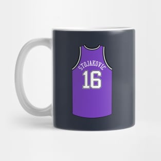 Predrag Stojakovic Sacramento Jersey Qiangy Mug